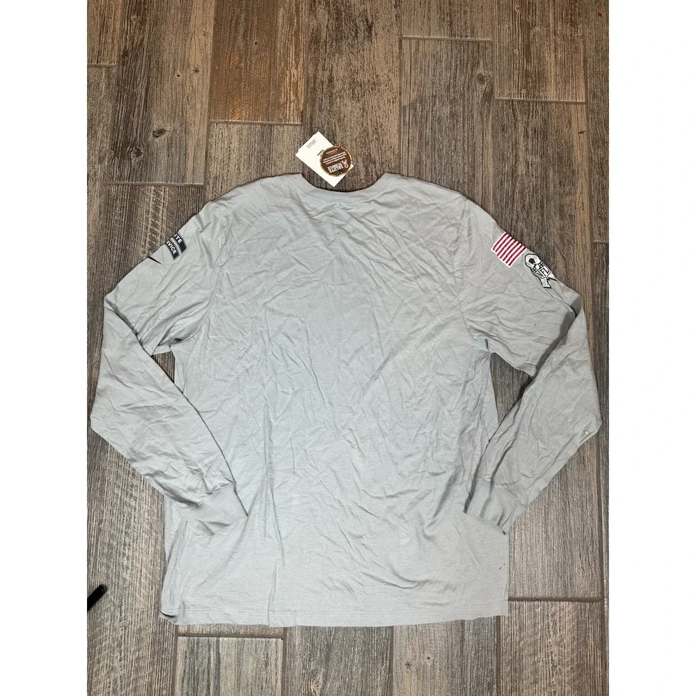 Nike New Orleans Saints NFL Salute to Service Long Sleeve‎ T-Shirt Men's XL